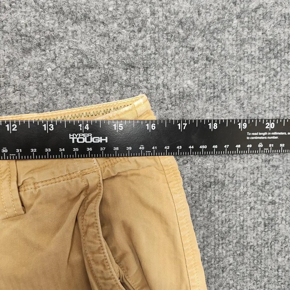 Banana Republic Shorts Mens 32 Beige Cargo Cotton Canvas Relaxed Fit Pockets